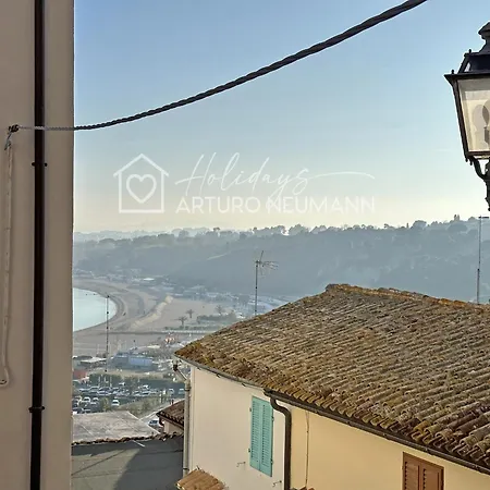 Holiday home 124 - Deliziosa Casa Cielo-Terra A Numana In Centro Storico, Con Splendida Vista Sul Mare - Spiaggia White Beach Club Omaggio Dal Lun Al Ven Fino Al 02-08 *