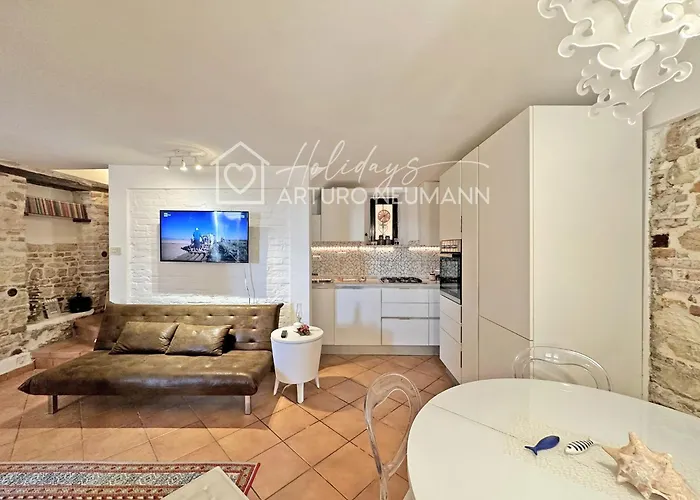 Σπίτι διακοπών 124 - Deliziosa Casa Cielo-Terra A Numana In Centro Storico, Con Splendida Vista Sul Mare - Spiaggia White Beach Club Omaggio Dal Lun Al Ven Fino Al 02-08