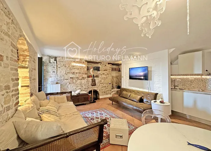 124 - Deliziosa Casa Cielo-Terra A Numana In Centro Storico, Con Splendida Vista Sul Mare - Spiaggia White Beach Club Omaggio Dal Lun Al Ven Fino Al 02-08