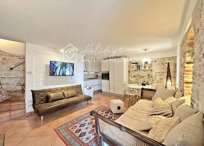 Σπίτι διακοπών 124 - Deliziosa Casa Cielo-Terra A Numana In Centro Storico, Con Splendida Vista Sul Mare - Spiaggia White Beach Club Omaggio Dal Lun Al Ven Fino Al 02-08 *