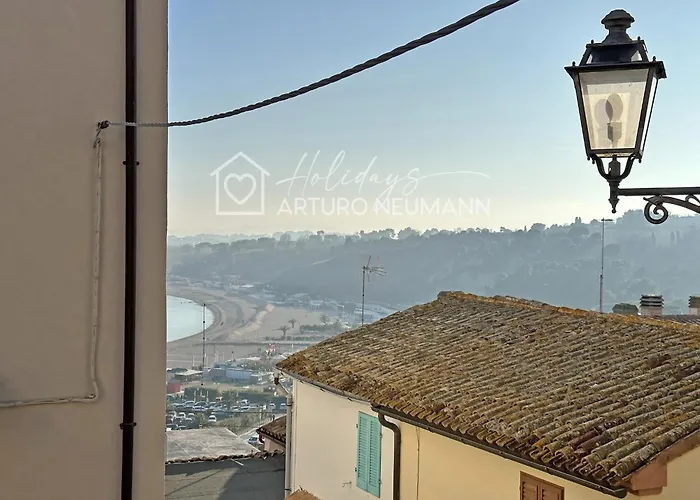 Σπίτι διακοπών 124 - Deliziosa Casa Cielo-Terra A Numana In Centro Storico, Con Splendida Vista Sul Mare - Spiaggia White Beach Club Omaggio Dal Lun Al Ven Fino Al 02-08 *